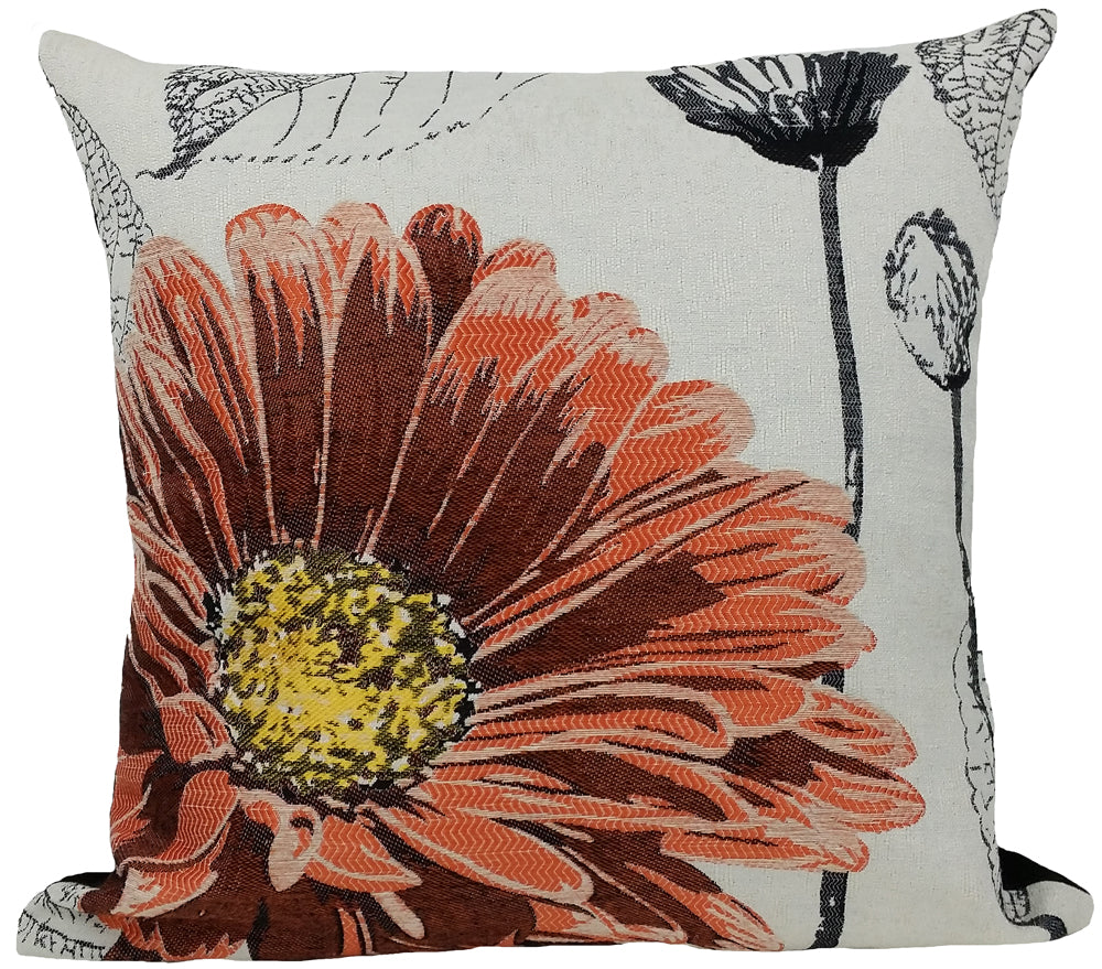 Bird Embroidery Decorative Pil Pillows
