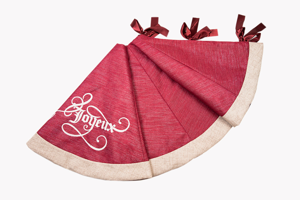 ML17125 Joyeux Tree Skirt 56 Round