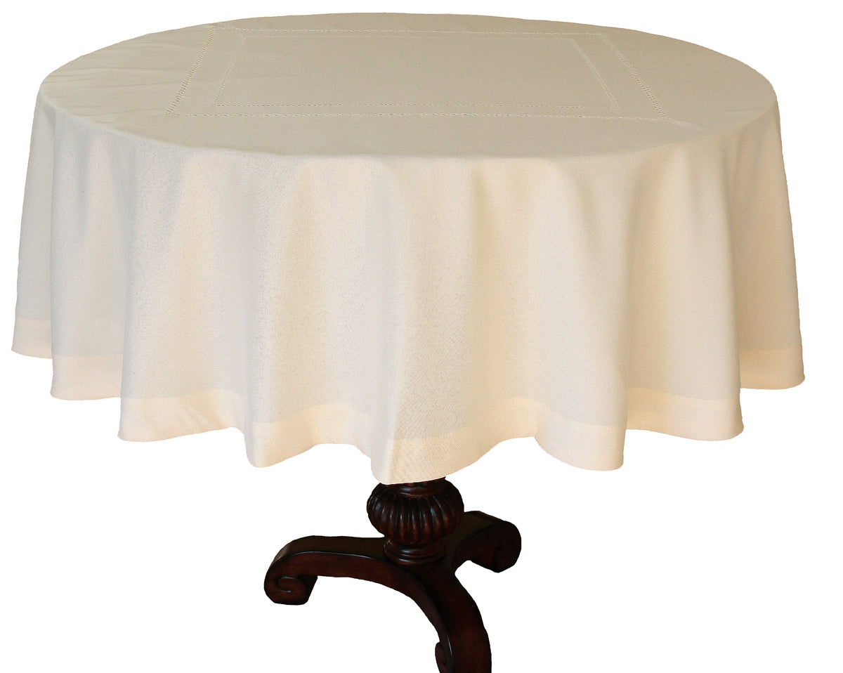 Xia Home Fashions Double Hemstitch Tablecloth 60x84 Inch Red