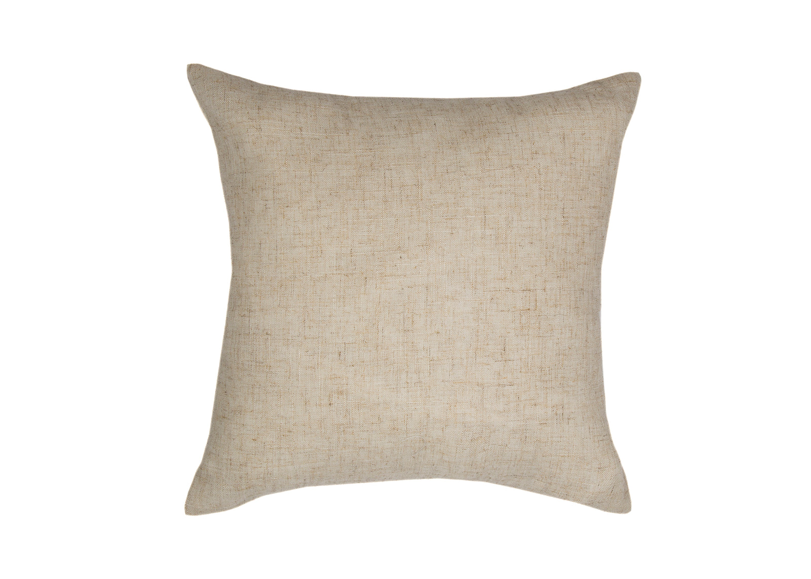 XD21016P1414 Pumpkin & Vines Crewel Embroidered Fall Pillow 14x14 Polyester Linen Blend