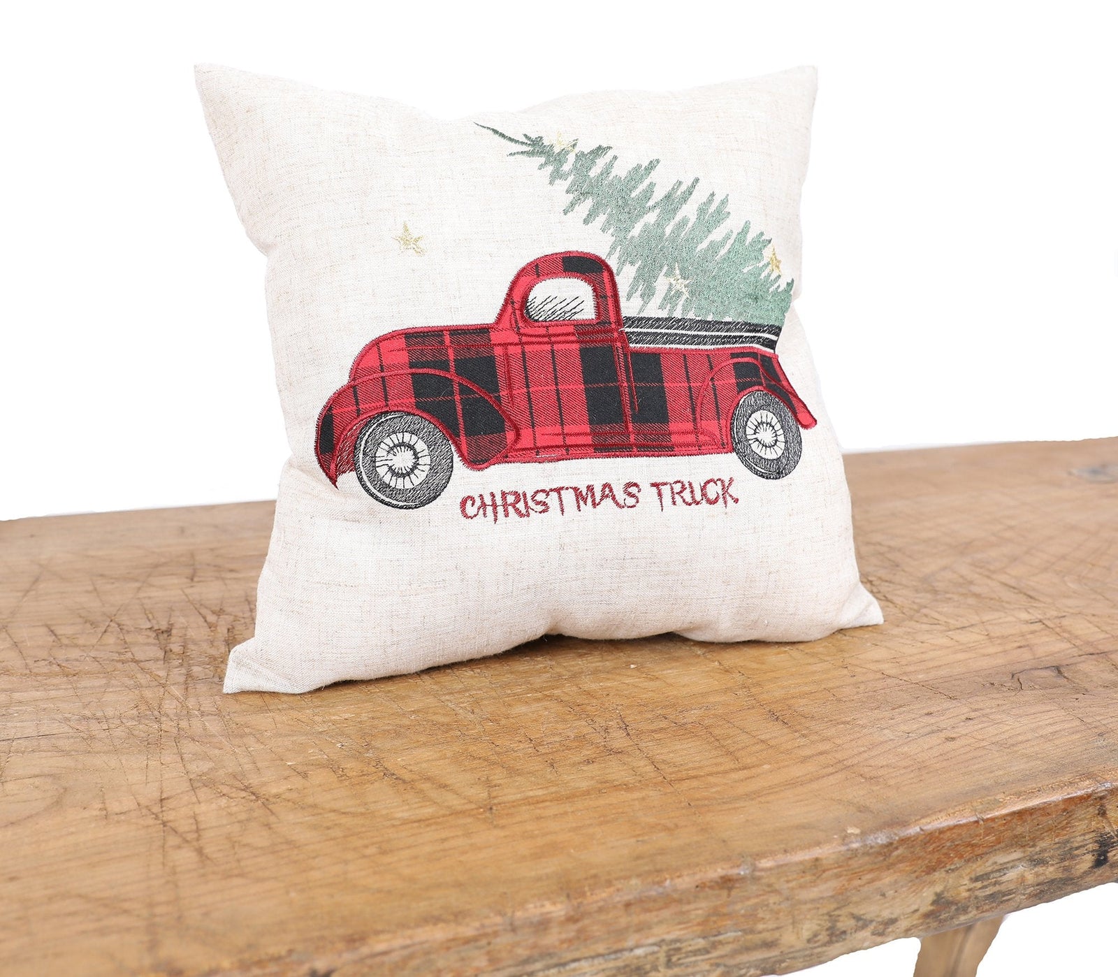 Vintage Tartan Christmas Truck