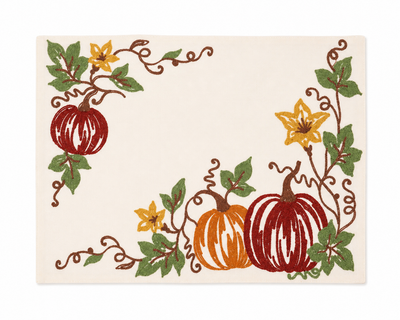 Harvest Pumpkins Placemats | Set of 4