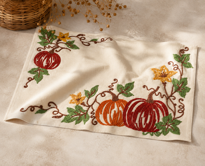 Harvest Pumpkins Placemats | Set of 4