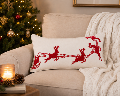 Birds on Holly Pillows
