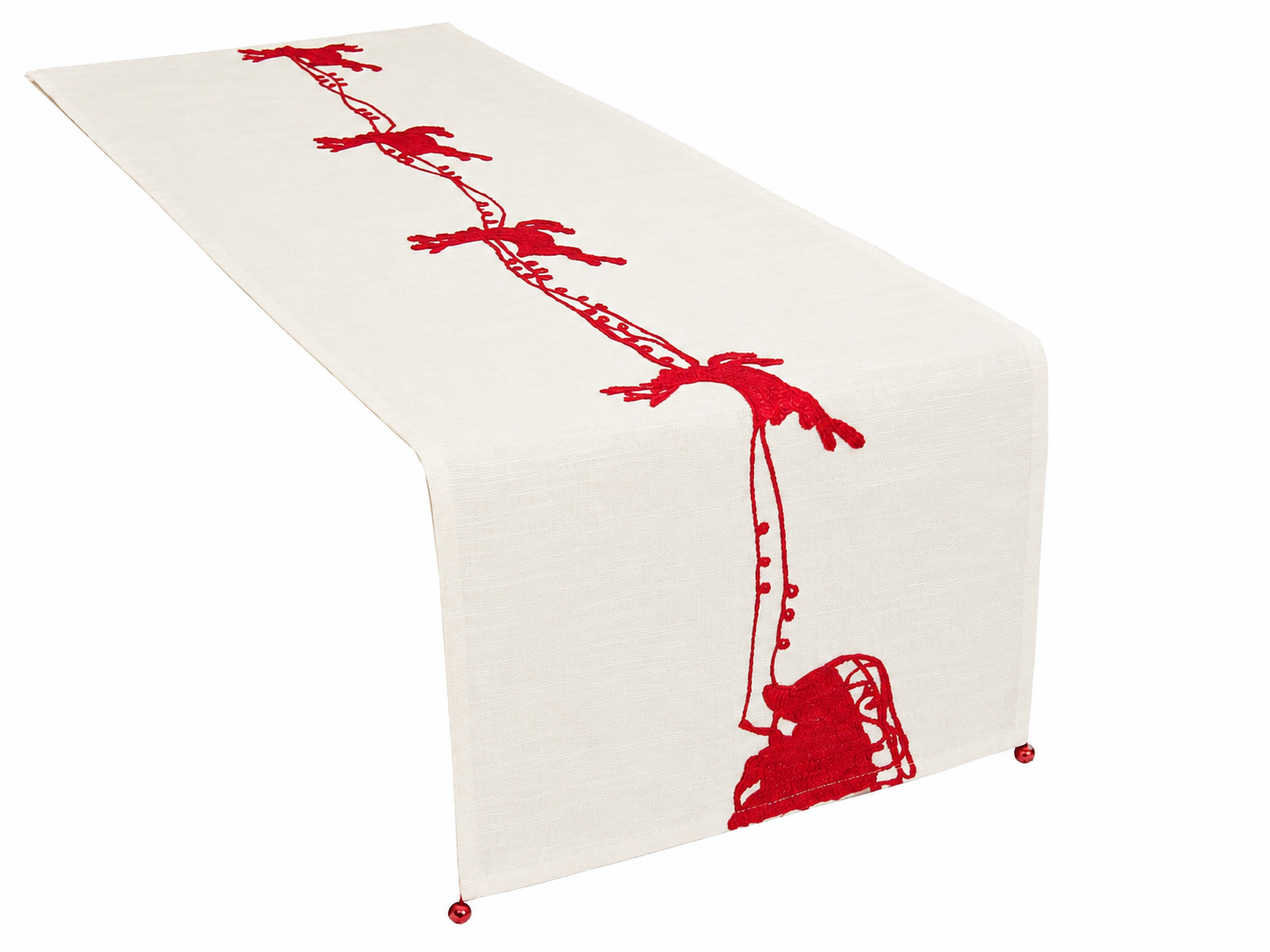 Holiday Reindeer Table Runner