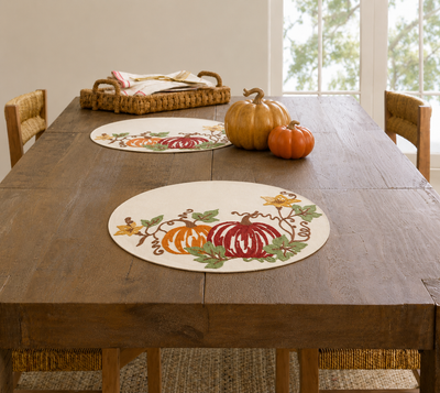 Harvest Pumpkins Placemats | Set of 4