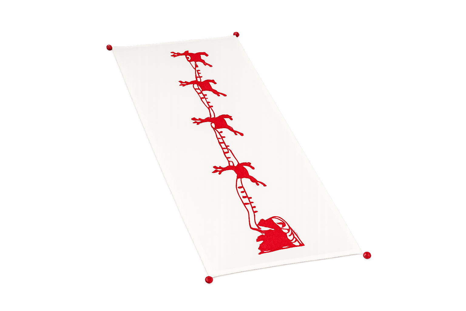 Holiday Reindeer Table Runner