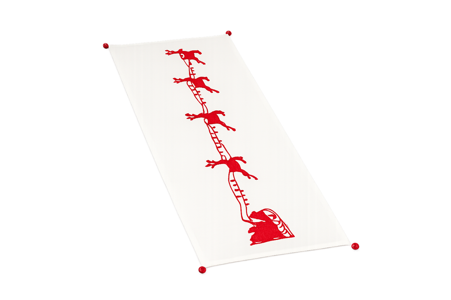 Holiday Reindeer Table Runner