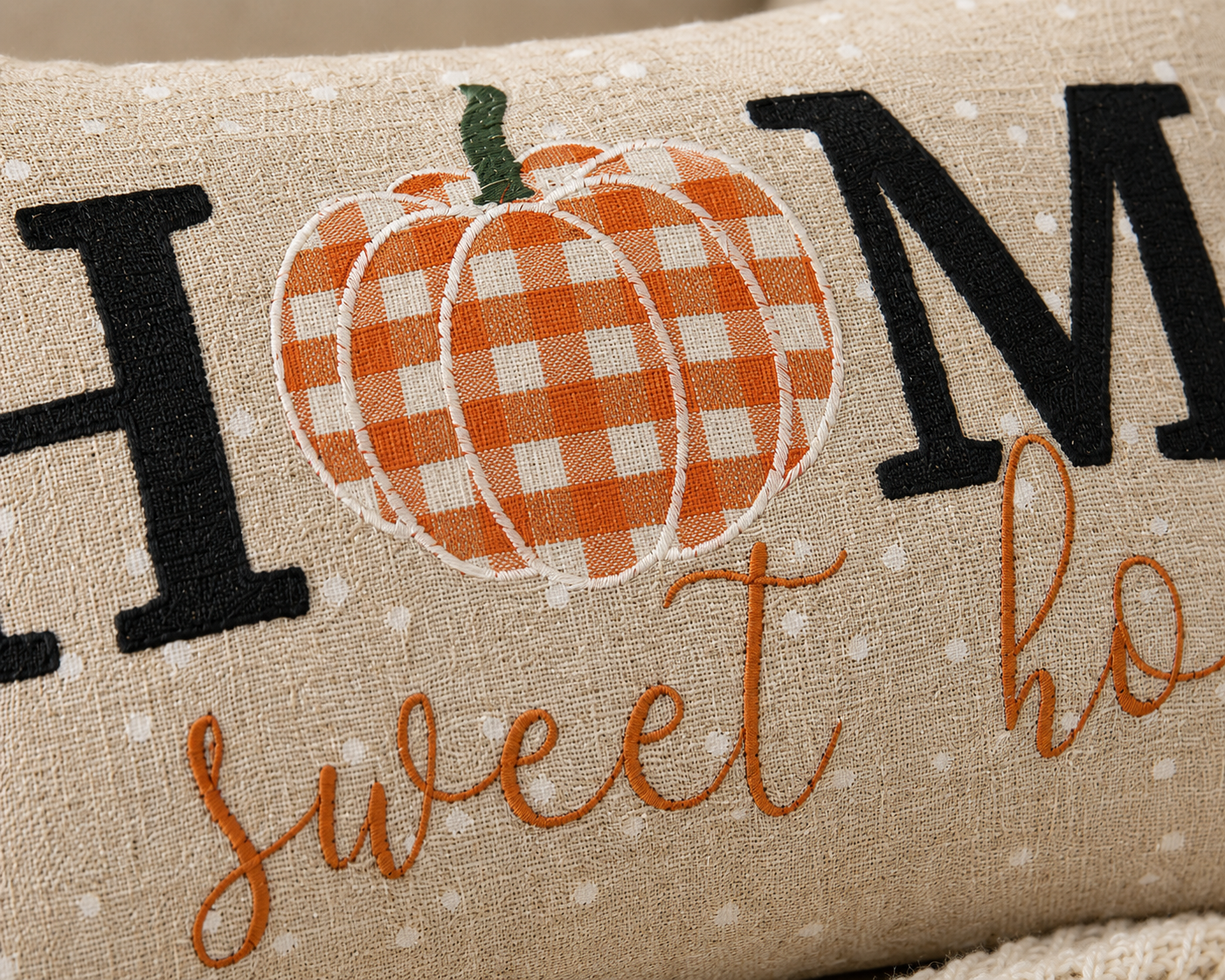Home Sweet Home Pumpkin Harvest Pillow Cover