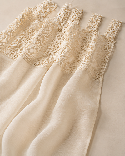 MLC10110 Juliette Crochet Sheer Curtain