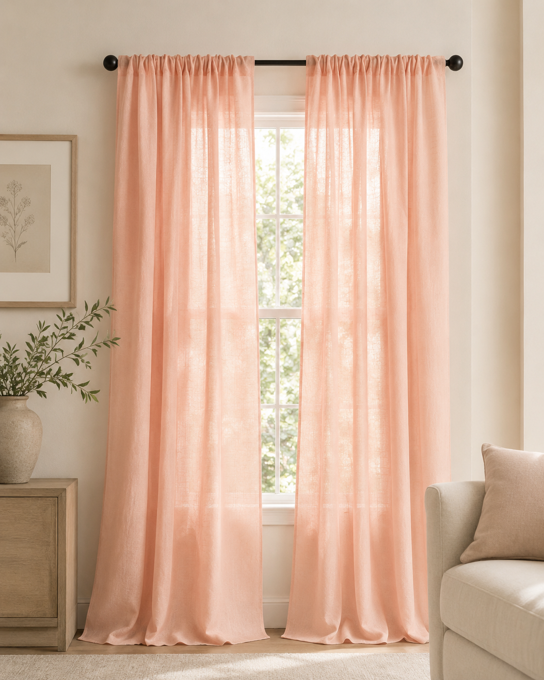 ML18221 Classic Linen Curtain