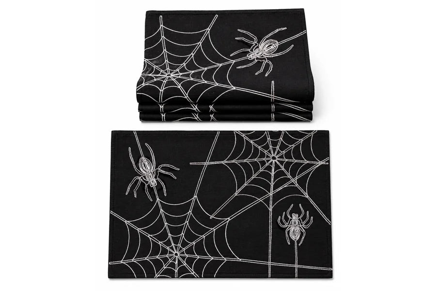Spider Web Placemats | Set of 4