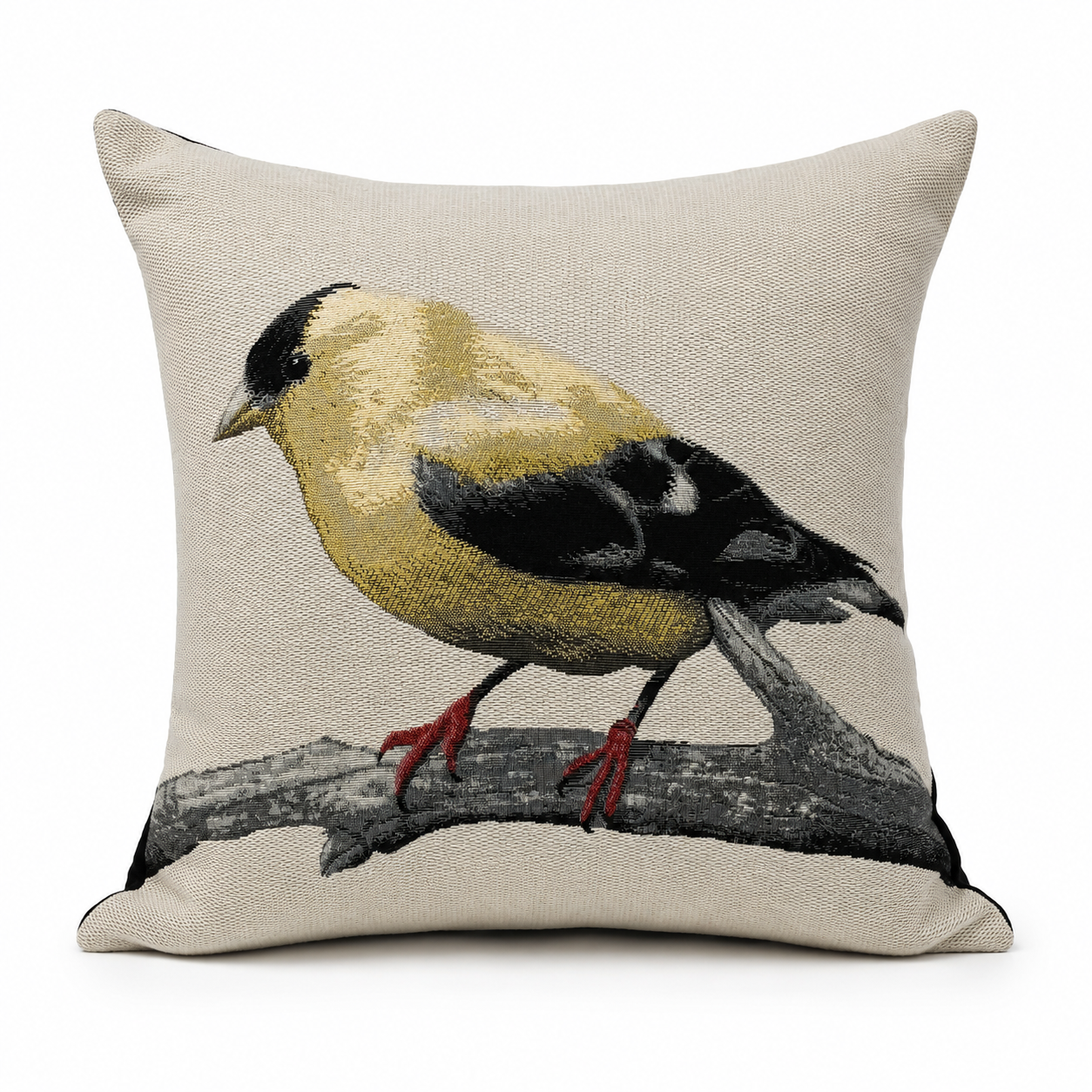 Bird Embroidery Decorative Pil Pillows