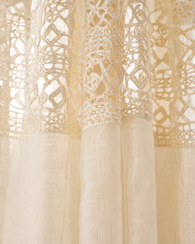 MLC10110 Juliette Crochet Sheer Curtain