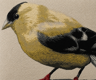 Bird Embroidery Decorative Pil Pillows