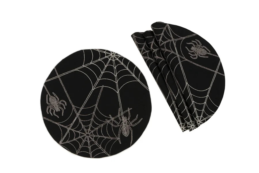Spider Web Placemats | Set of 4