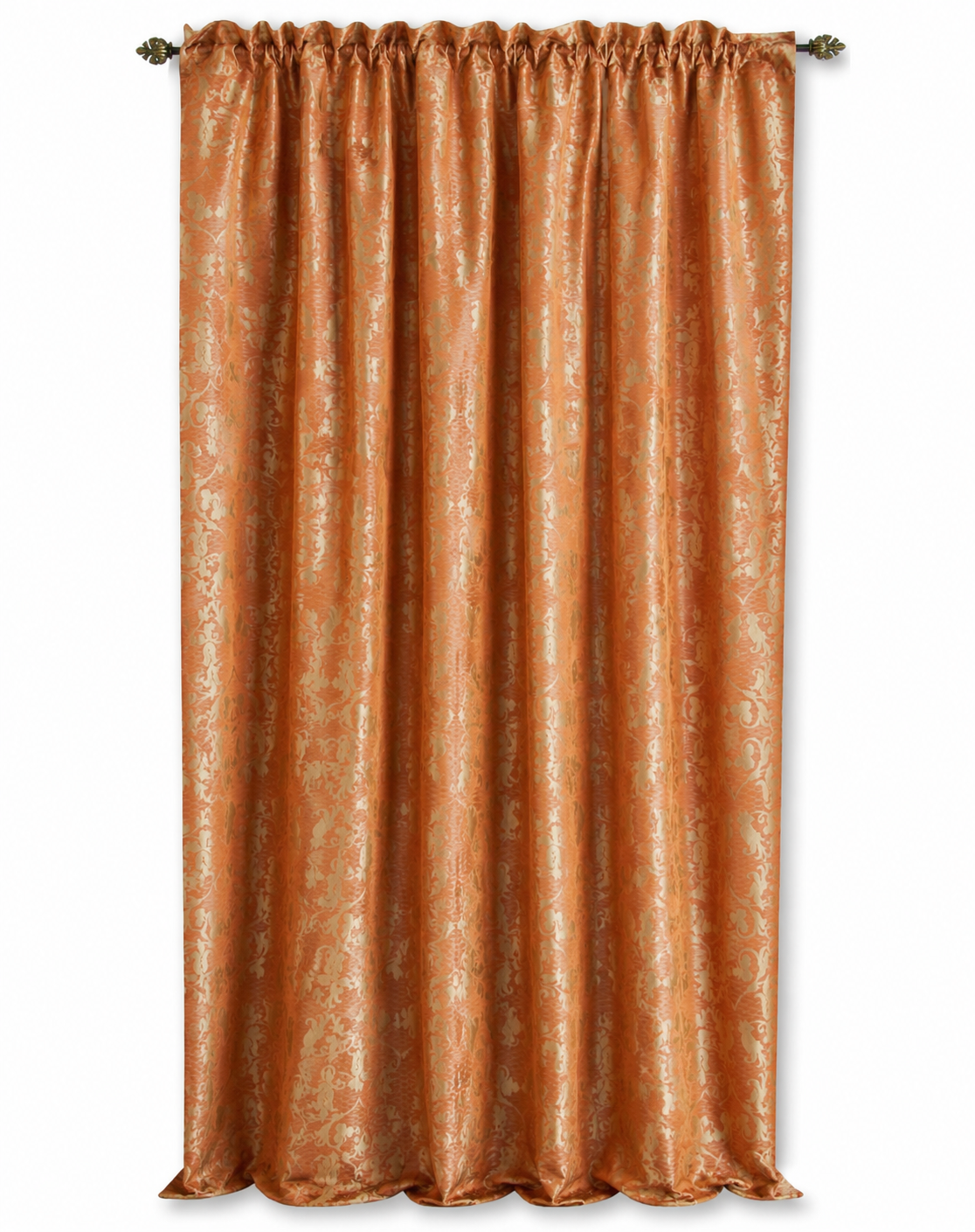 XIA HOME FASHIONS Sheridan Textured Rod Pocket Curtain Panel Ivory 48x84