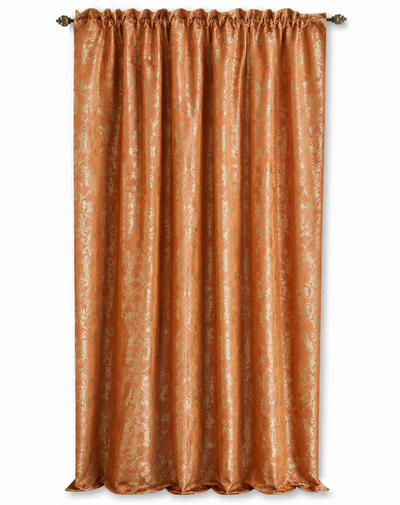 XIA HOME FASHIONS Sheridan Textured Rod Pocket Curtain Panel Ivory 48x84