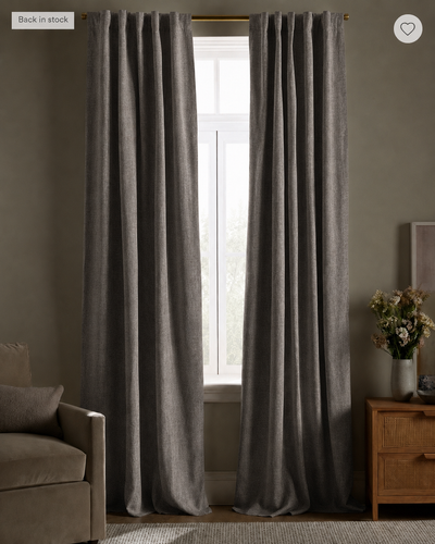 MANOR LUXE Elle Blackout Curtain Panels Grommet Thermal Lined 2 Pack 50x63 White