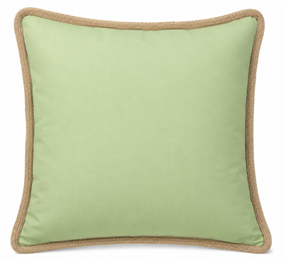 Classic Jute Trimmed Solid Pillows