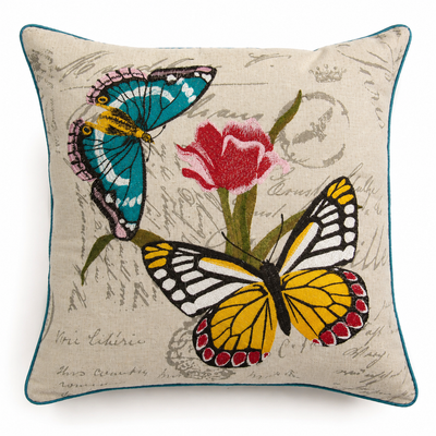 Papillon on Tulip Pillows