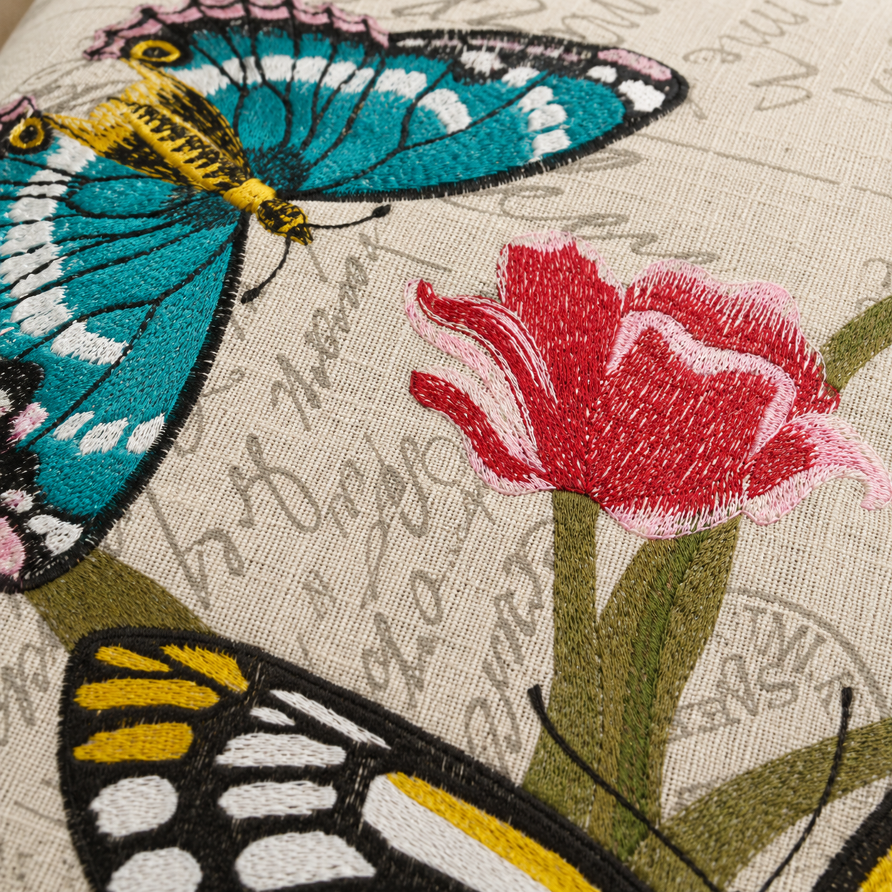 Papillon on Tulip Pillows
