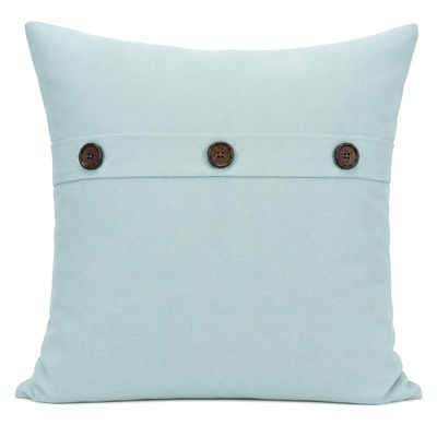 Solid Color with Buttons Pillows