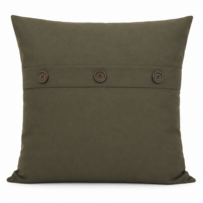 Solid Color with Buttons Pillows