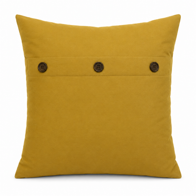 Solid Color with Buttons Pillows