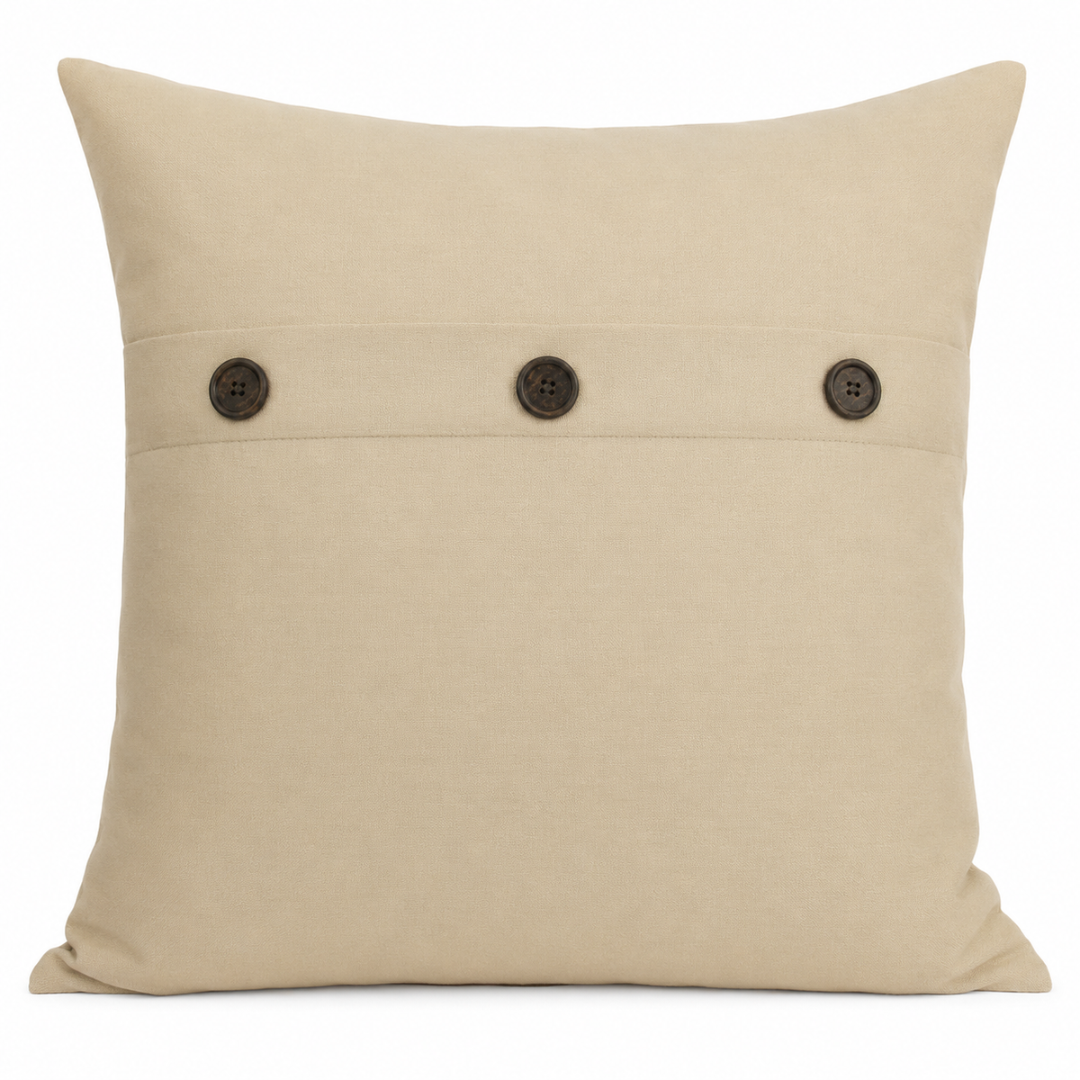 Solid Color with Buttons Pillows