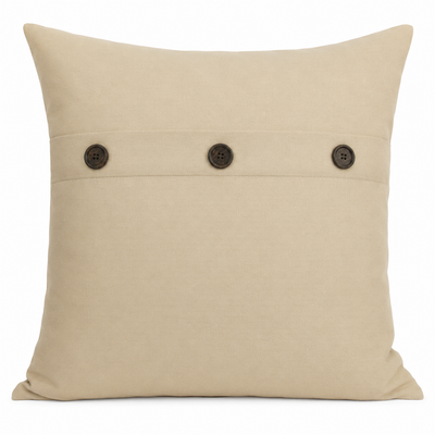 Solid Color with Buttons Pillows