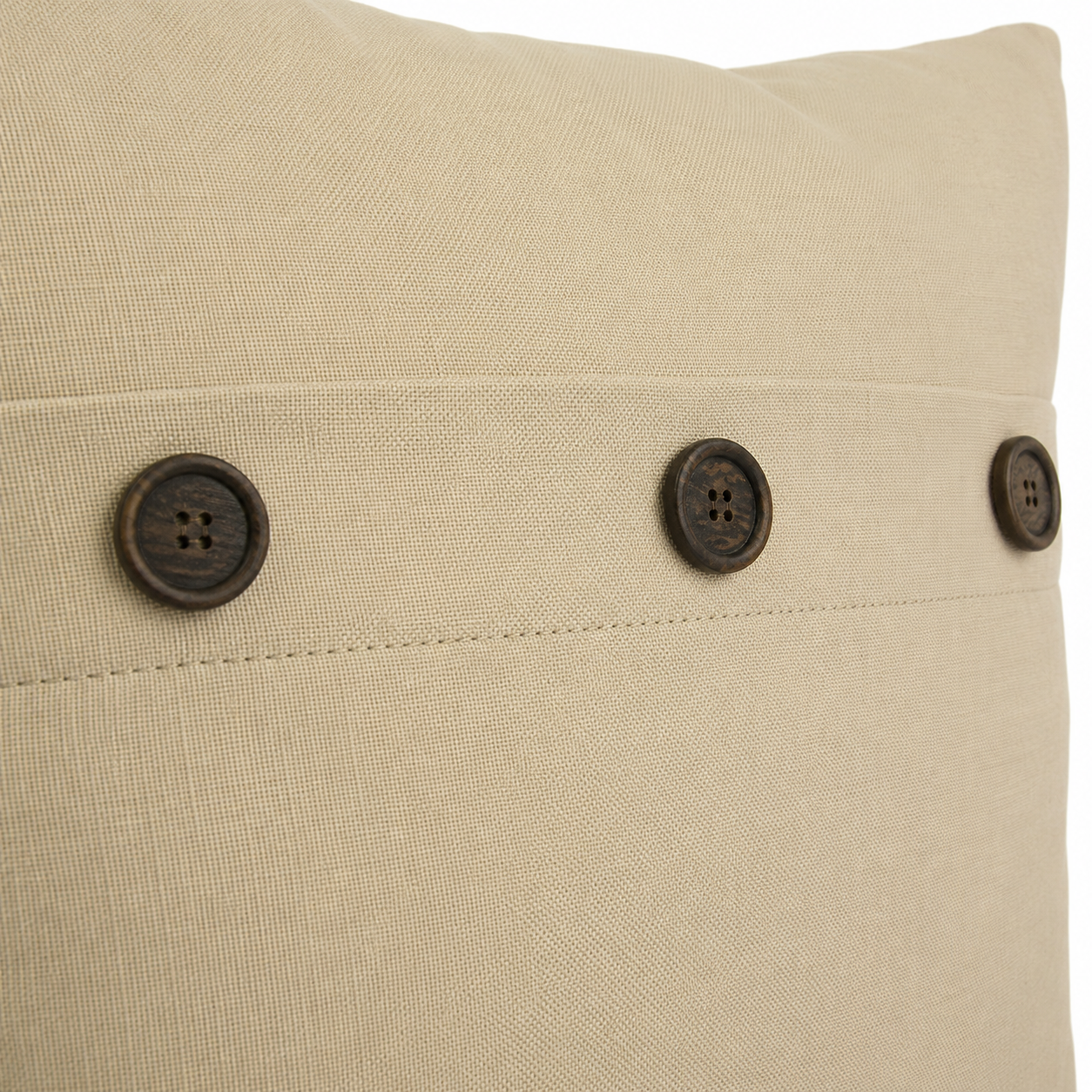Solid Color with Buttons Pillows