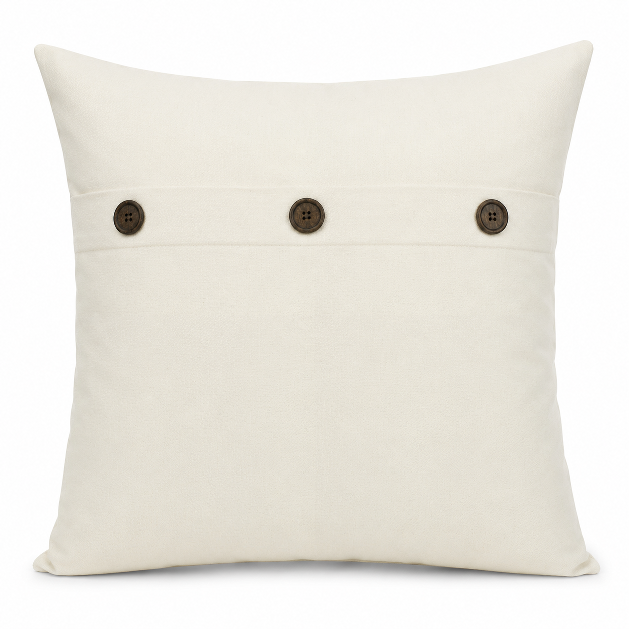 Solid Color with Buttons Pillows