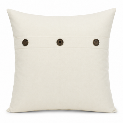 Solid Color with Buttons Pillows