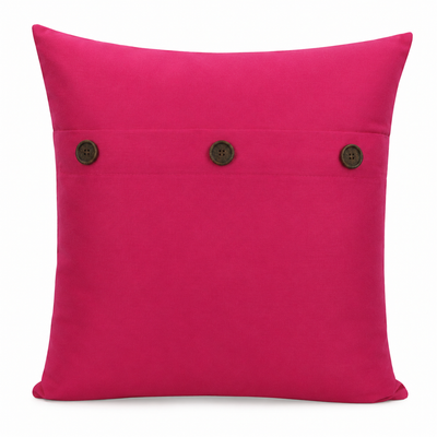 Solid Color with Buttons Pillows