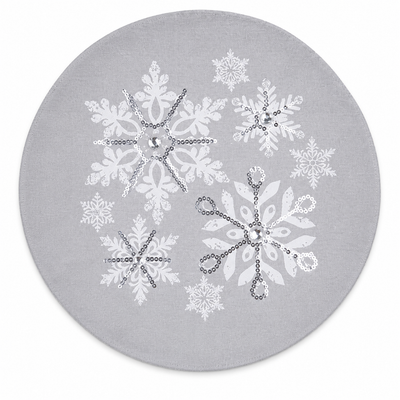 Glistening Snow Placemats | Set of 4