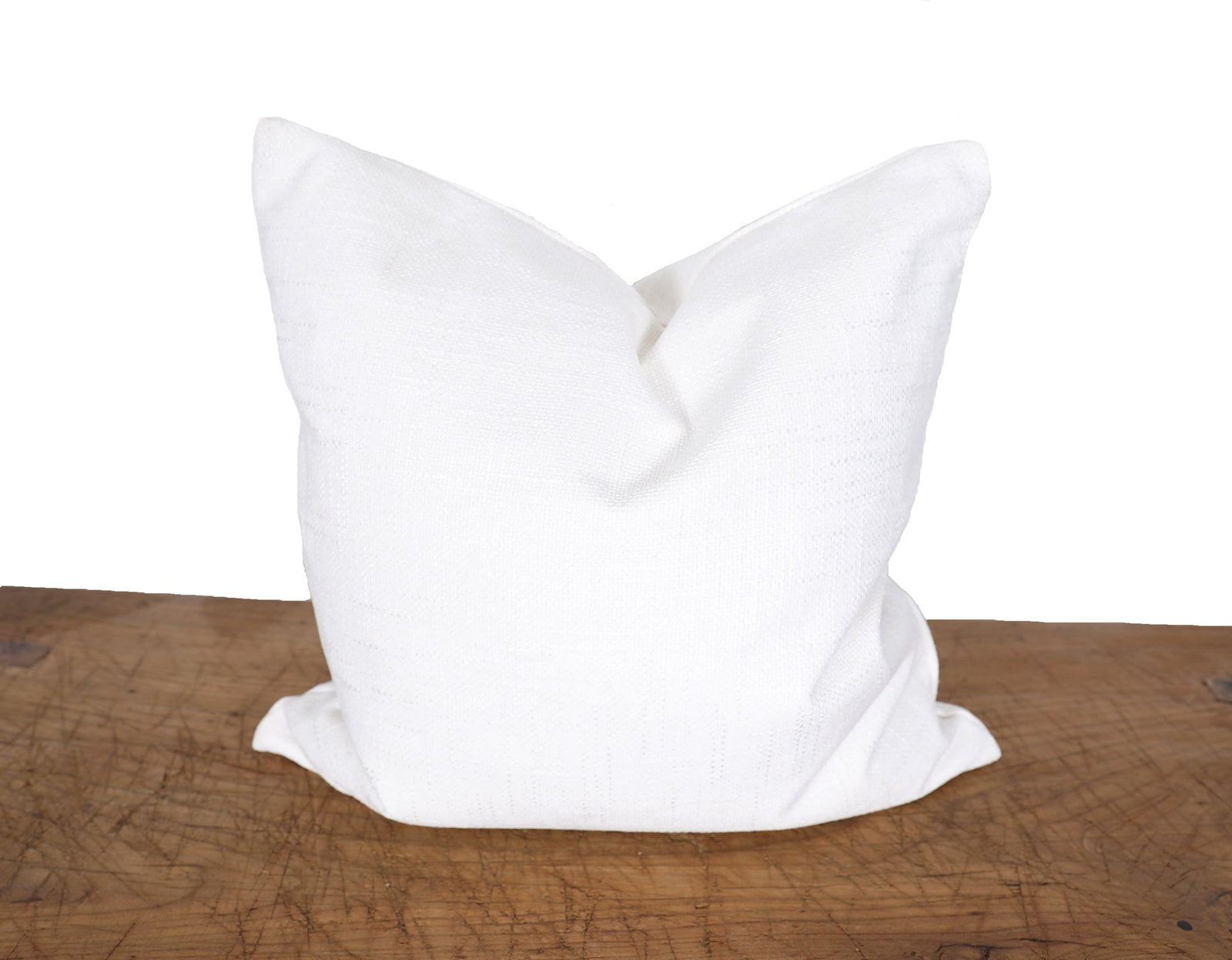 Manor Luxe Textured Solid White Decorative Pillow
