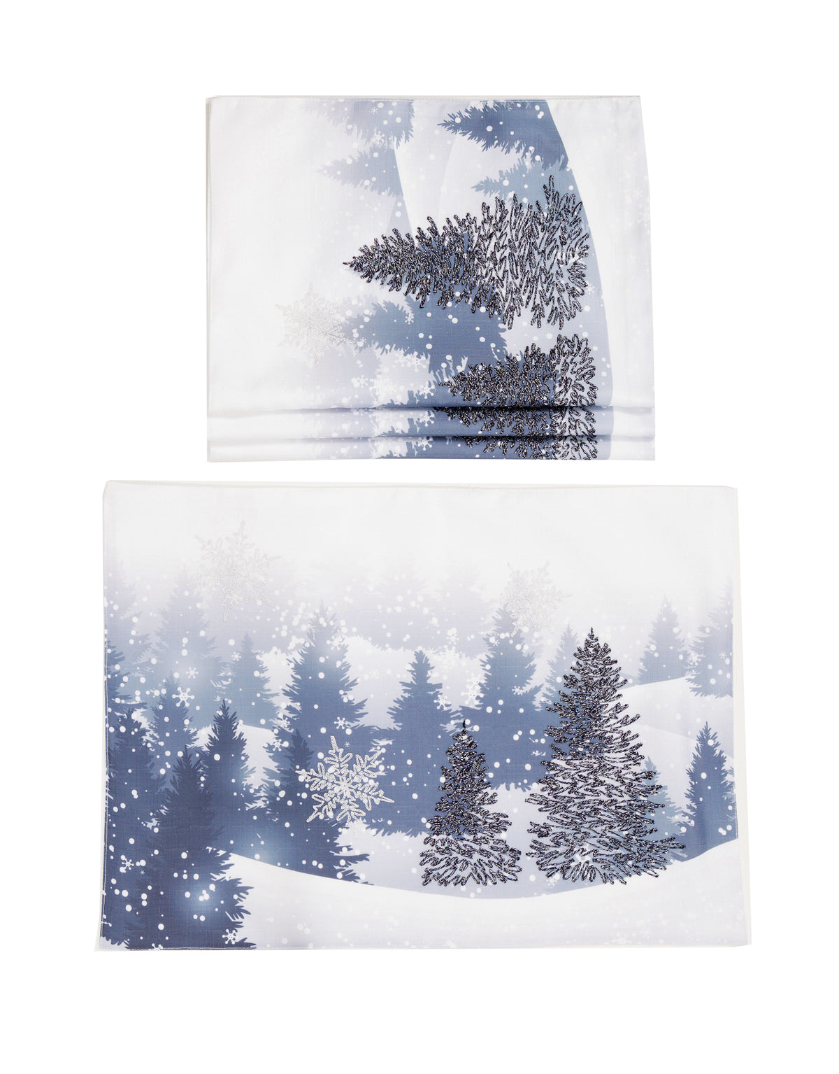 Winter Wonderland Forest Placemats | Set of 4
