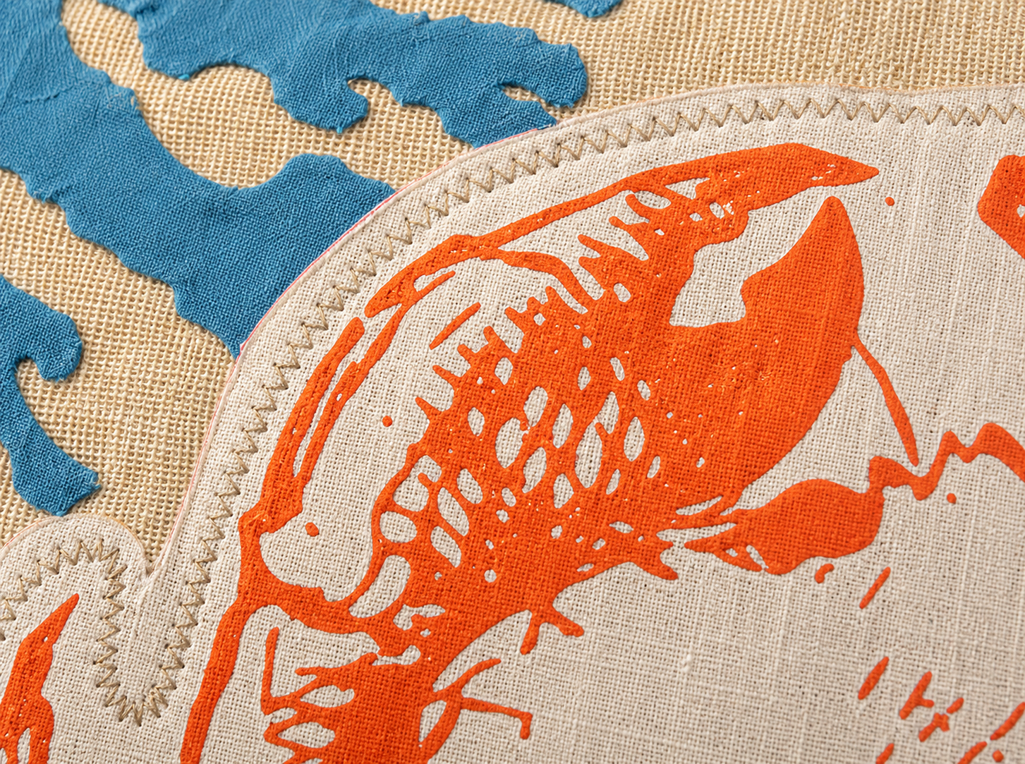 Xia Home Fashions Applique Crab Pillow 13x18 Sand