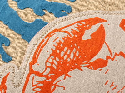 Xia Home Fashions Applique Crab Pillow 13x18 Sand