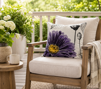 Bird Embroidery Decorative Pil Pillows