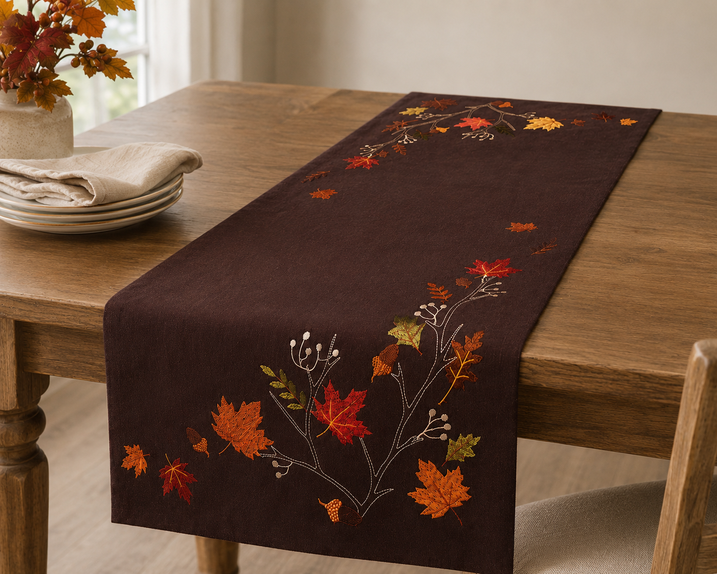 Autumn Branches Coffee Table Runner