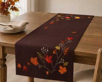 Autumn Branches Coffee Table Runner