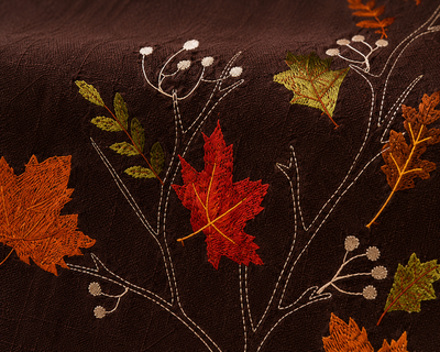Autumn Branches Coffee Table Runner
