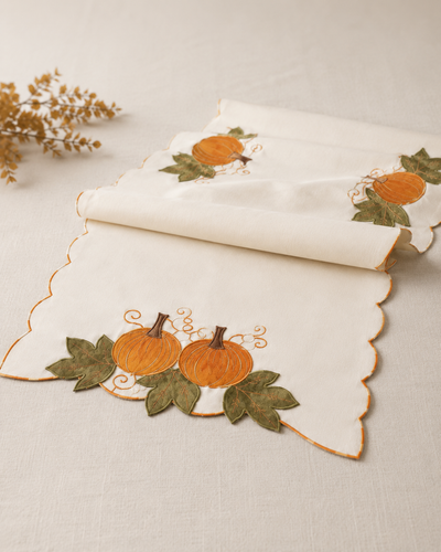 Pumpkin Patch Appliqué Table Runner