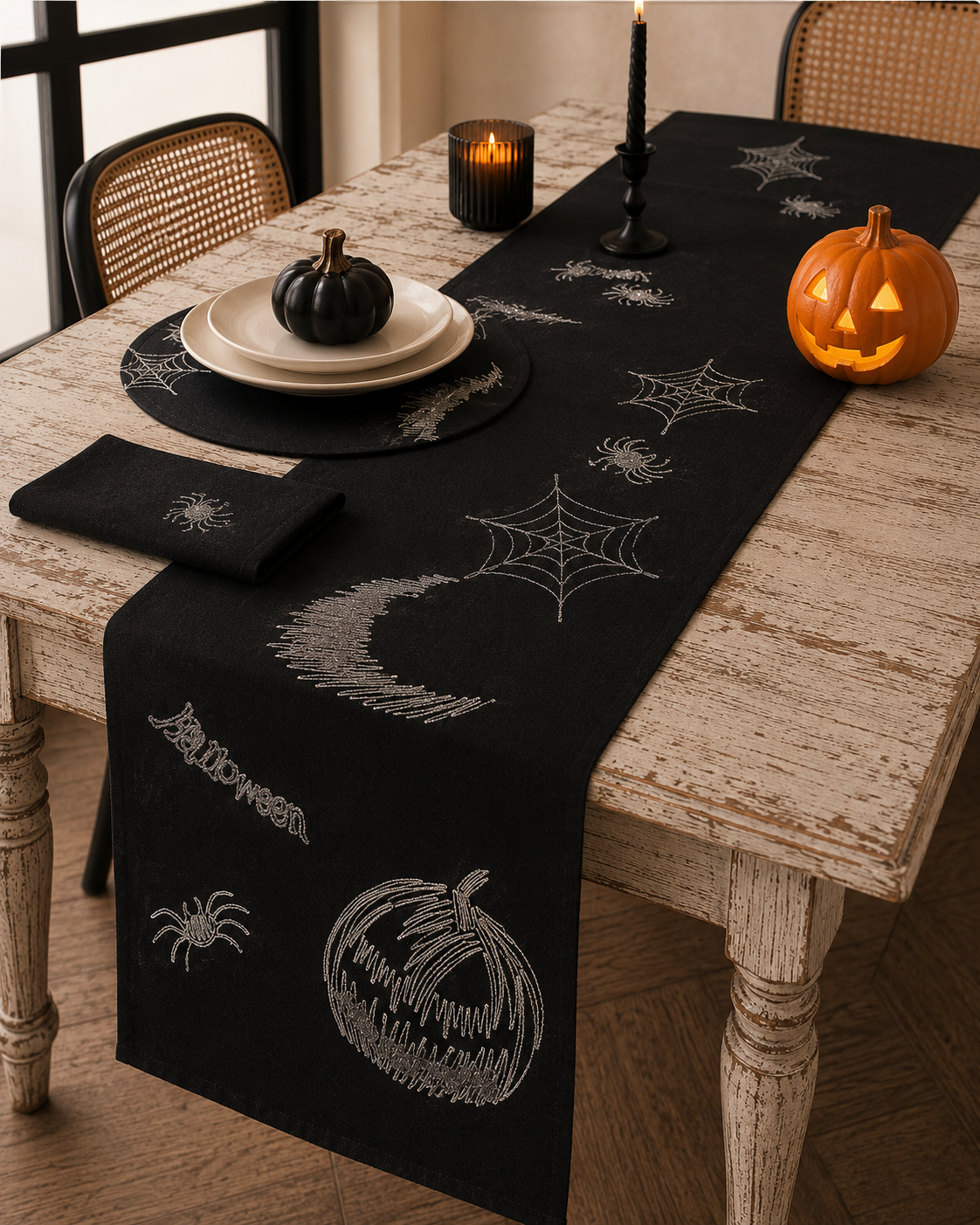 Happy Halloween Table Runner