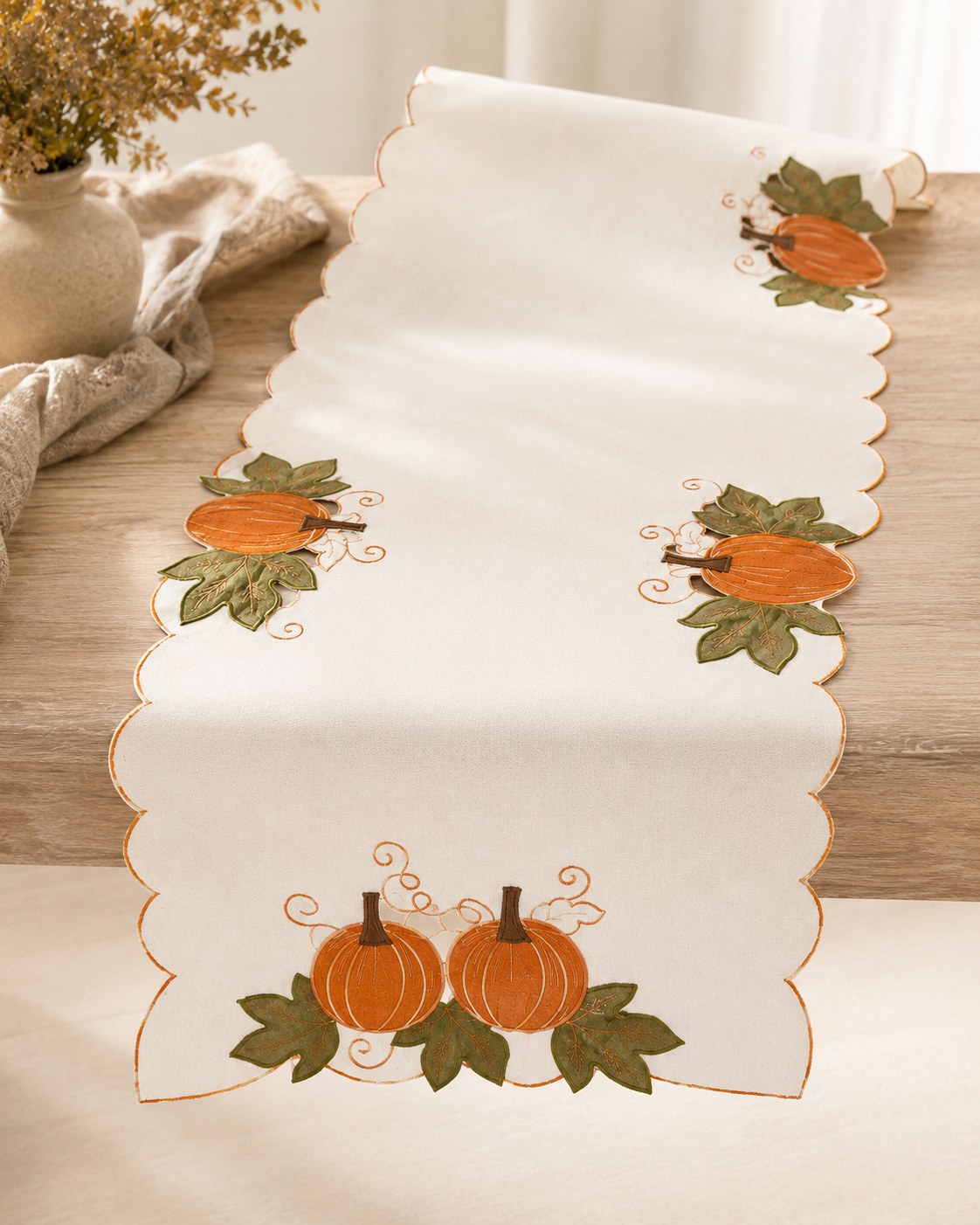 Pumpkin Patch Appliqué Table Runner