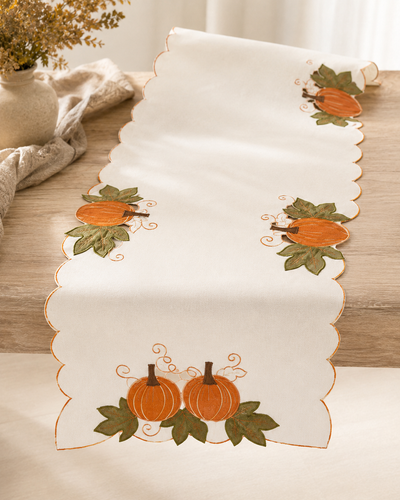 Pumpkin Patch Appliqué Table Runner