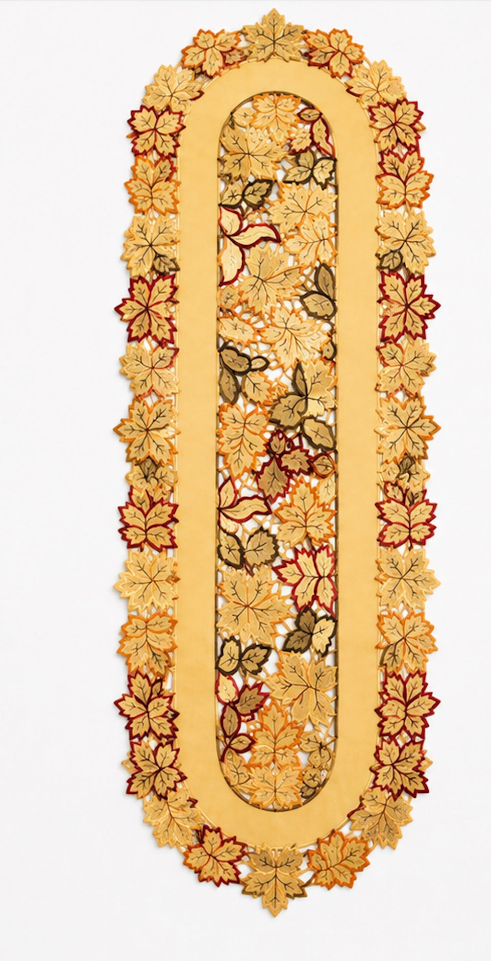 XD75018 Bountiful Leaf Mini Table Runner 12x28
