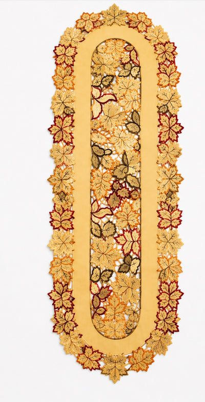XD75018 Bountiful Leaf Mini Table Runner 12x28